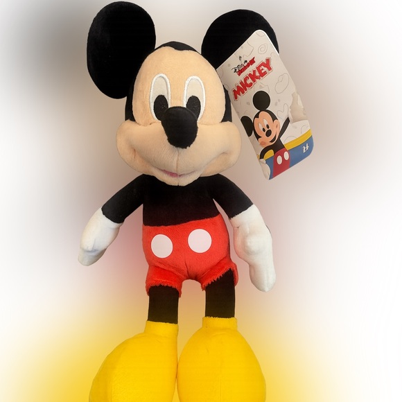 Disney Mickey Mouse Plush - Black, Red, Yellow - Picture 1 of 1